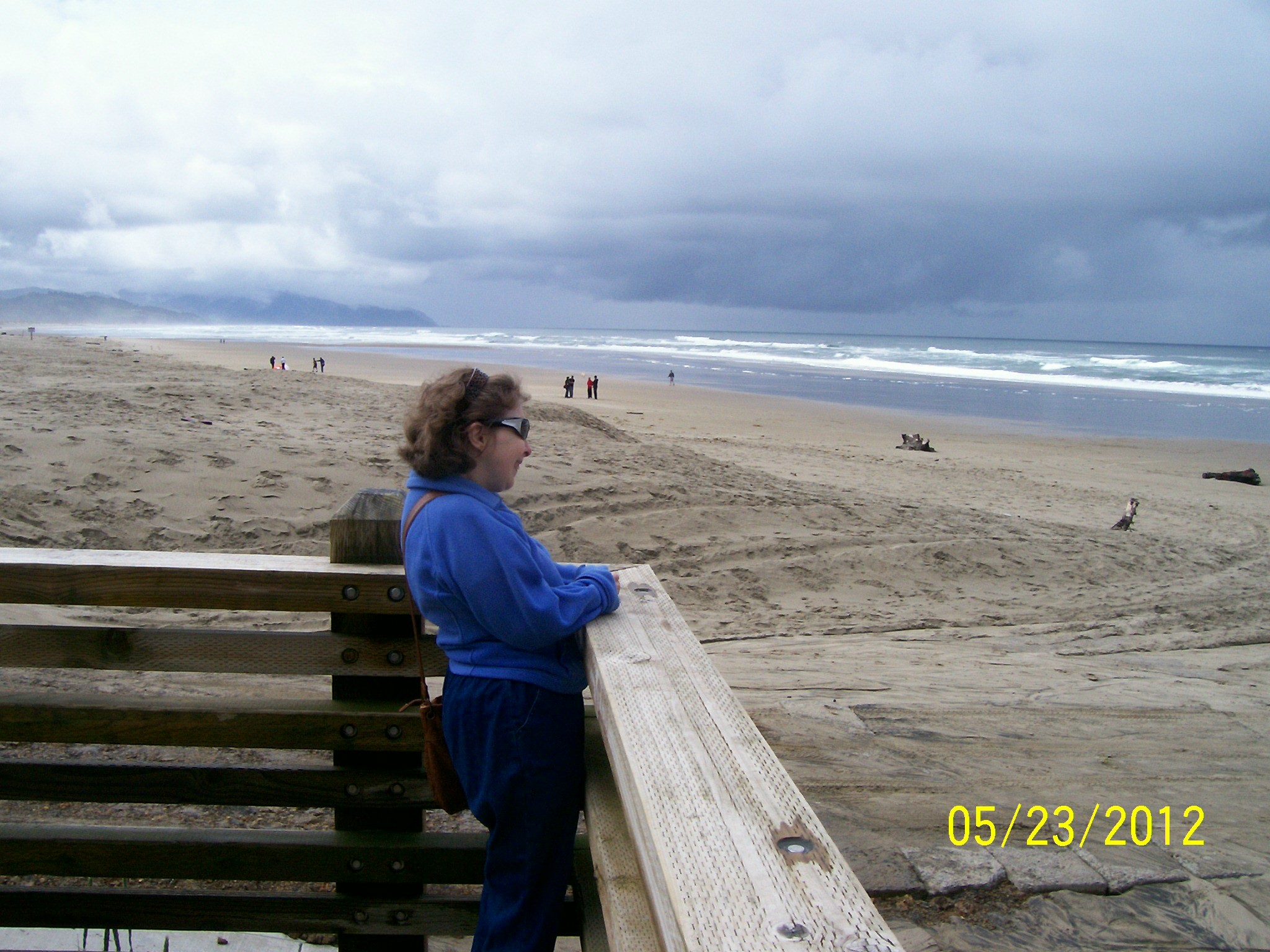 Me looking at the Pacific Ocean